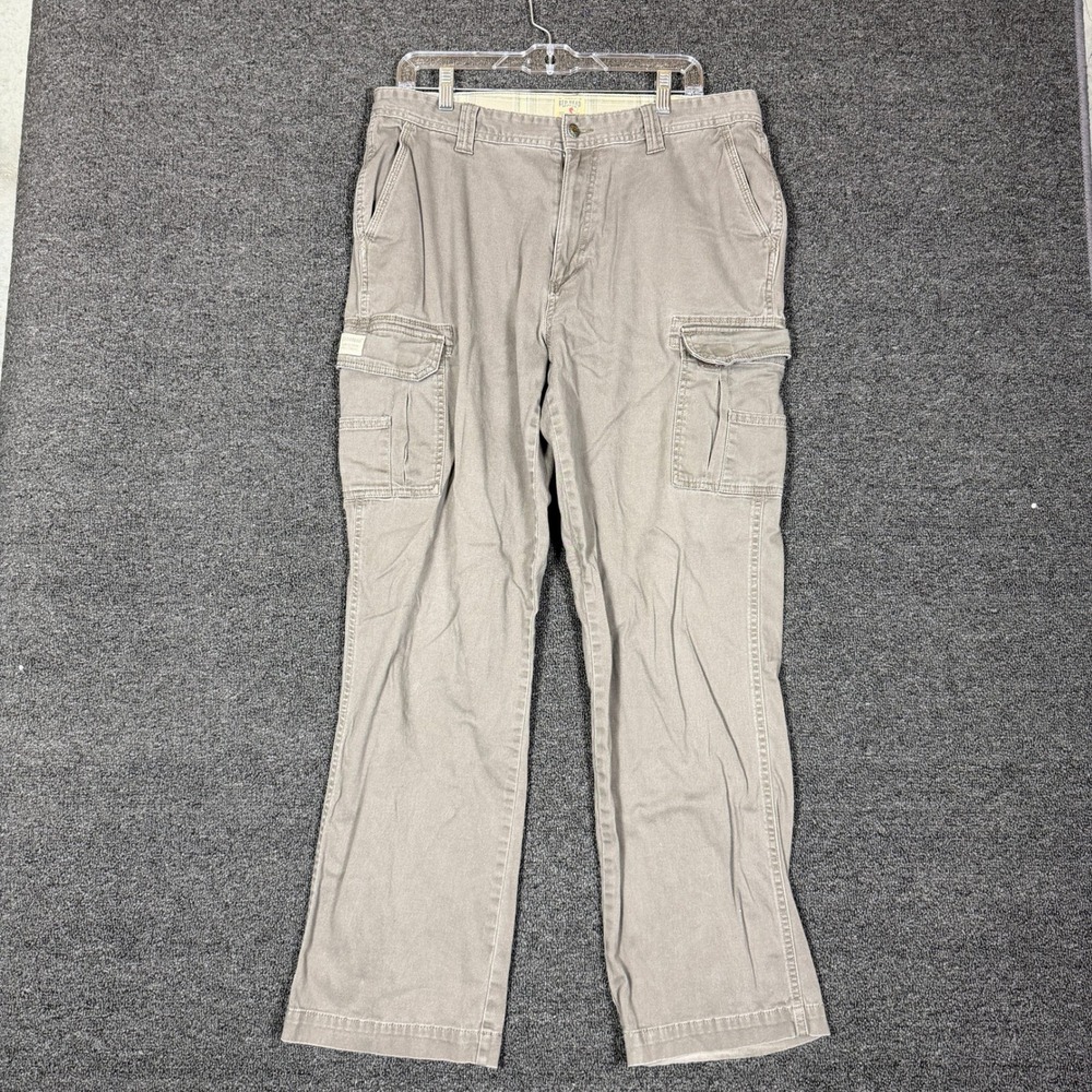 RedHead Brand Co Mens Cargo Pants 36x32 Brown Straight Leg Outdoor Utility